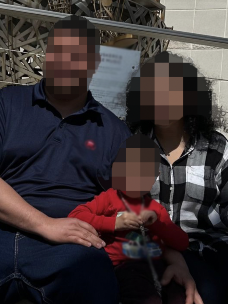 Bob and Jane, with their son, have tried to enjoy their time in the U.S despite the threat of deportation